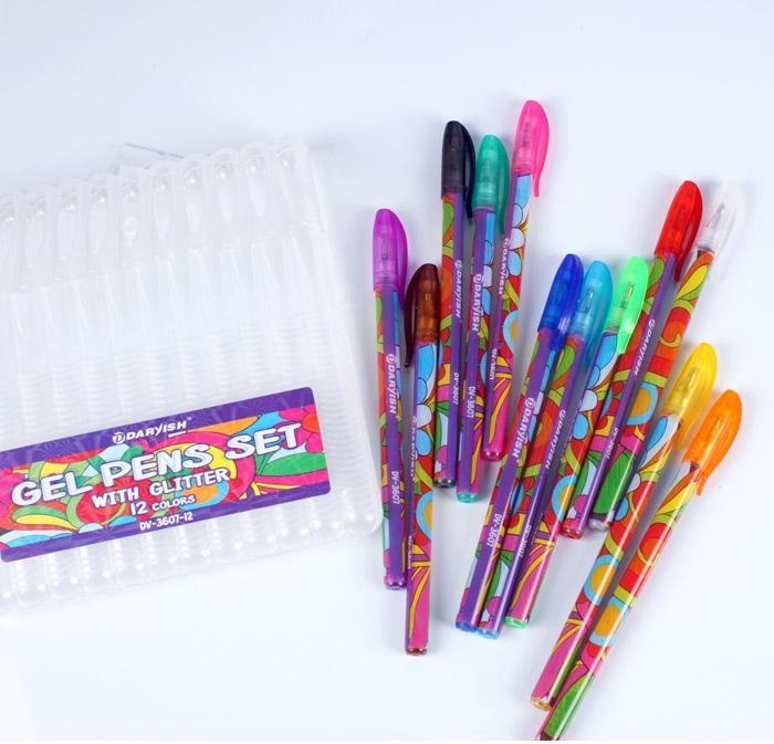 Набор гелевых ручек 12шт DV-3607-12