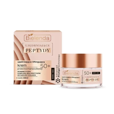 Крем для лица Bielenda Firming Peptides Укрепляющий и подтягивающий 50+ День/Ночь 50мл