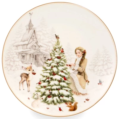 Тарелка закусочная Lefard Морозко 85-2035 20,5см