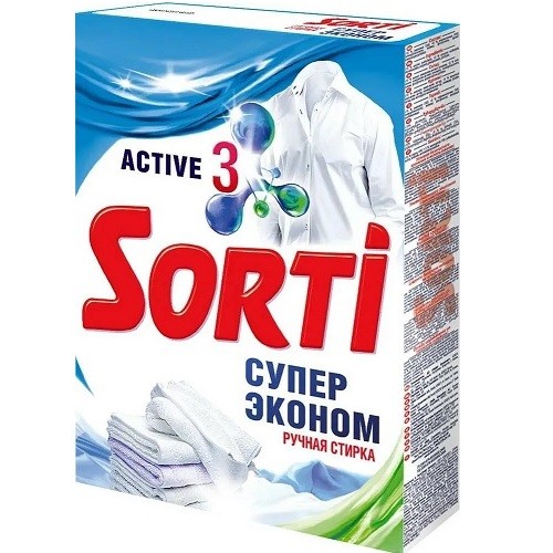 Стиральный порошок "Супер эконом" Sorti 350 гр