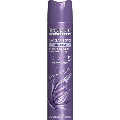 Лак для волос &quot;Прелесть Professional&quot; Защита мегафиксация для любого типа волос 300мл