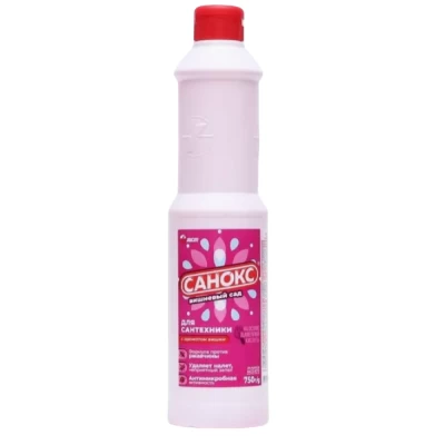 Гель для сантехники Санокс против ржавчины вишневый сад 750мл арт.3227