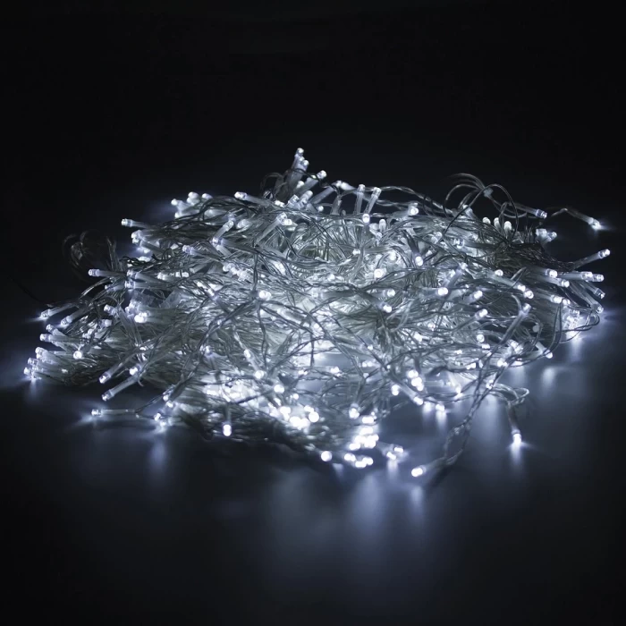 Электрогирлянда уличная Золотая сказка холодный белый 3.8х2.4м