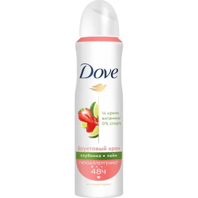 Антиперспирант-аэрозоль Dove Клубника Лайм 150мл