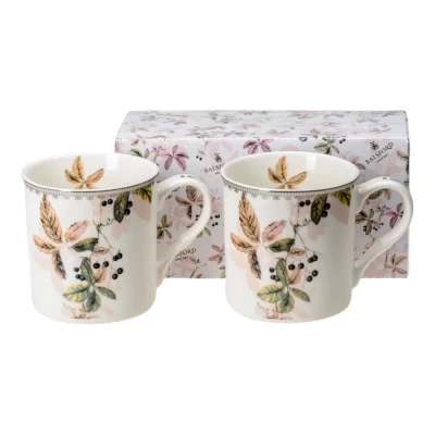 Набор кружек фарфоровых 2шт 320мл