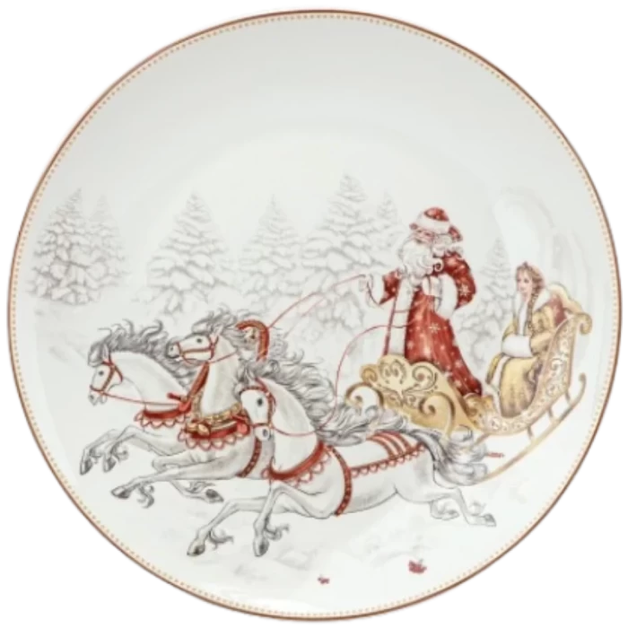 Тарелка закусочная Lefard Морозко 85-2036 20,5см