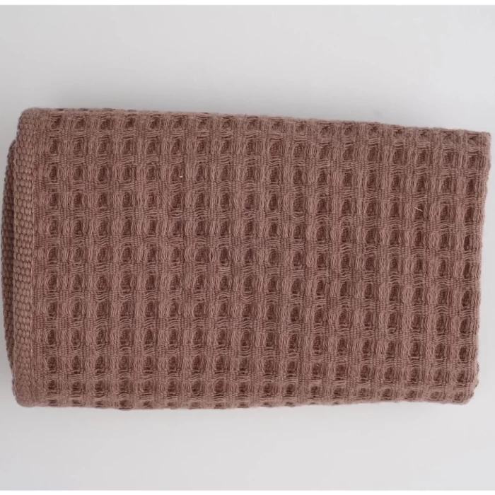 Полотенце вафельное ТМ «ЦУМ» кофе с молоком 100х150см