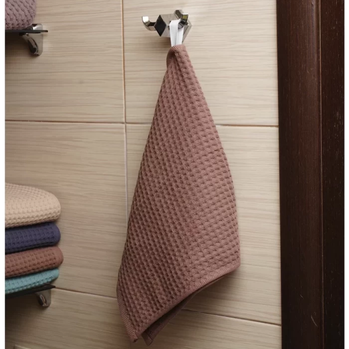 Полотенце вафельное ТМ «ЦУМ» кофе с молоком 100х150см