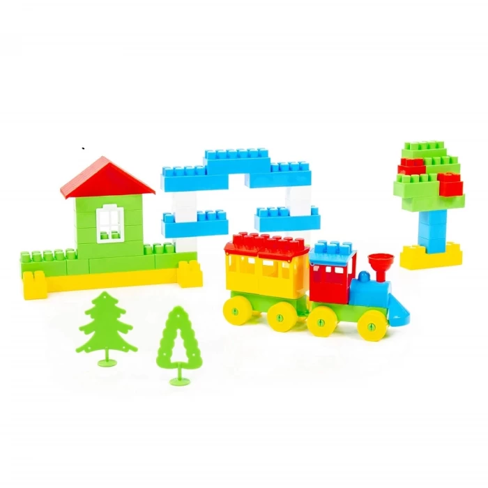 Конструктор "Строитель" (350 элементов) Полесье арт. 1016