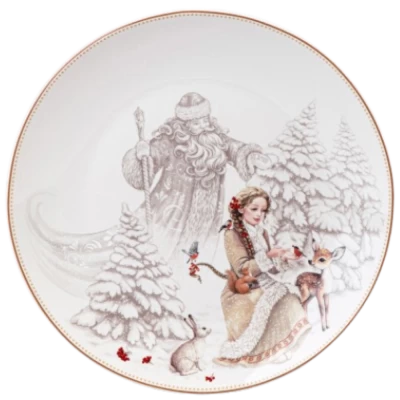 Тарелка закусочная Lefard Морозко 85-2037 20,5см