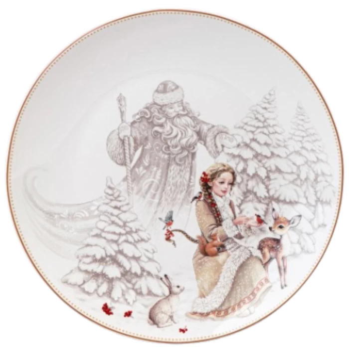 Тарелка закусочная Lefard Морозко 85-2037 20,5см
