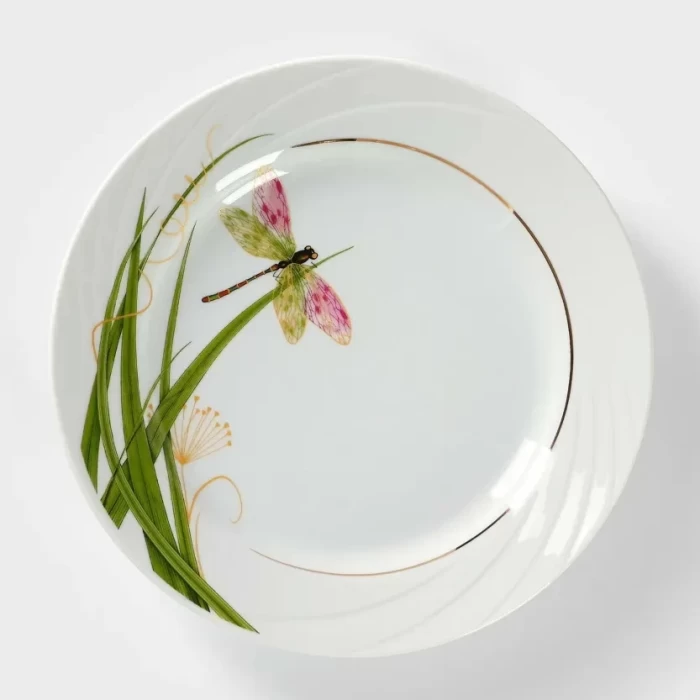 Тарелка глубокая 250 см3 Голубка Стрекоза 200мм