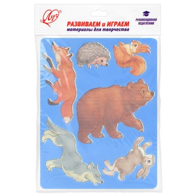 Трафарет с фигурами &quot;Лесные звери&quot; арт.9с446-08
