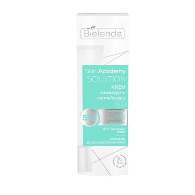 Крем для лица Bielenda Skin Academy Solution увлажняющий и нормализующий 50мл