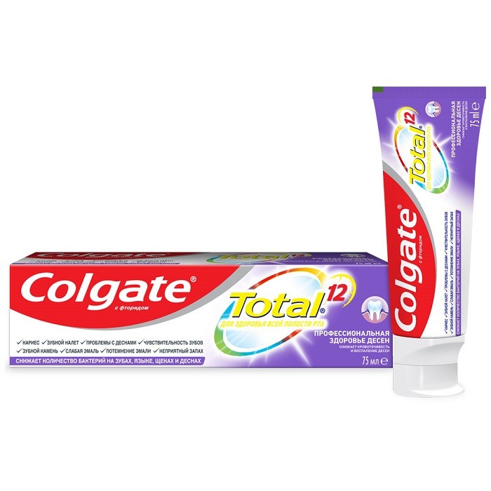 Зубная паста Colgate Total 12 Профессиональная Здоровье десен 75 мл