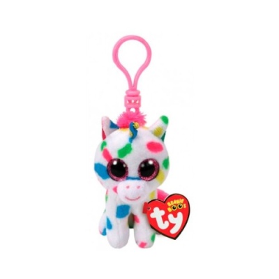Игрушка мягконабивная на брелоке Единорог Harmonie 'Beanie Boo's' Toptoys арт. 35211