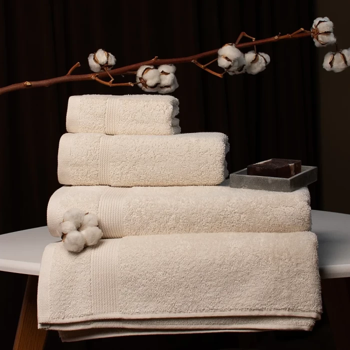 Полотенце махровое ТМ "ЦУМ" Бордюр белый