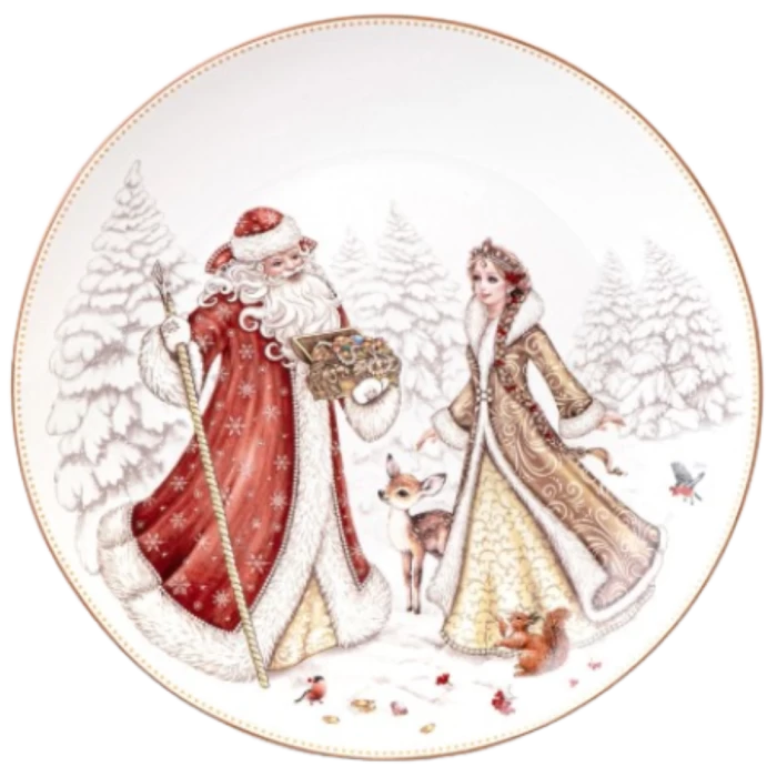 Тарелка закусочная Lefard Морозко 85-2038 20,5см