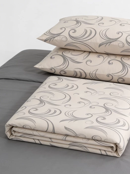 Комплект постельного белья Евро ТМ "ЦУМ" Завиток