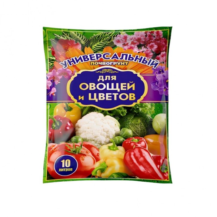 Почвогрунт "Для овощей и цветов" 10 л арт. 1973