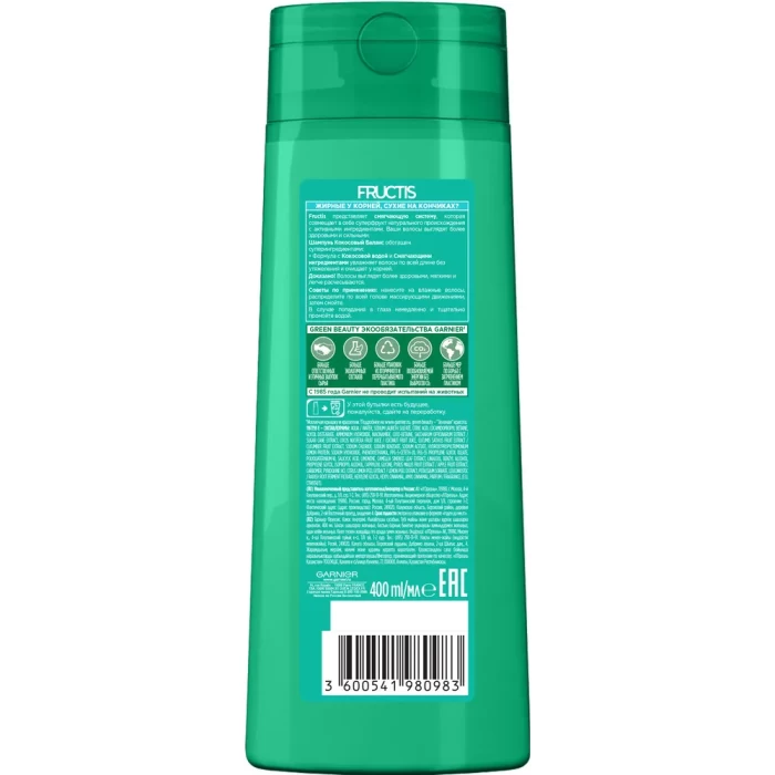 Шампунь Fructis Кокосовый баланс 400мл