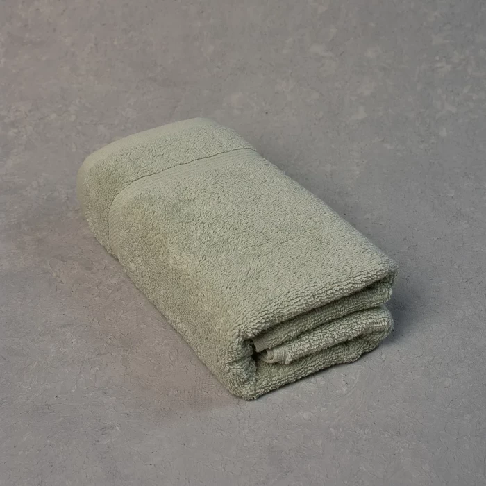 Полотенце махровое ТМ "ЦУМ" Бордюр олива