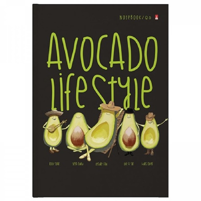 Блокнот Avocado style А4 80л клетка 3-80-060/15