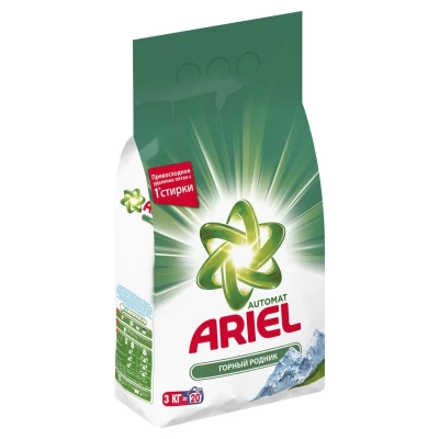 Порошок для стирки Ариэль &quot;Горный родник&quot; 3 кг