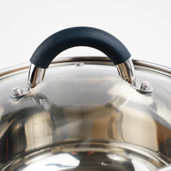 Кастрюля с крышкой ТМ "ЦУМ" MSF-3894, от 1,5 до 5 л.