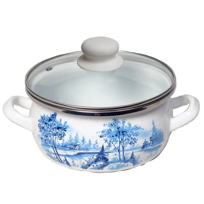 Кастрюля Сантэкс Гжель