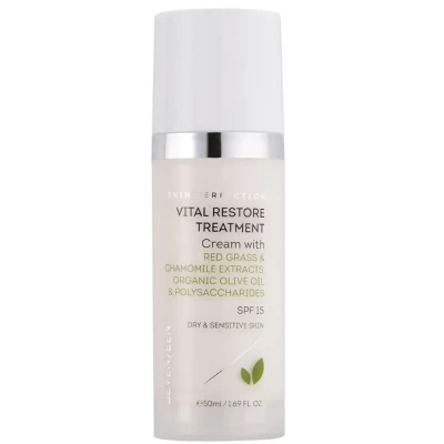 Восстанавливающий крем Seventeen для сухой и чувствительной кожи SPF15