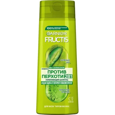 Шампунь Fructis Укрепляющий против перхоти 2 в 1 250мл