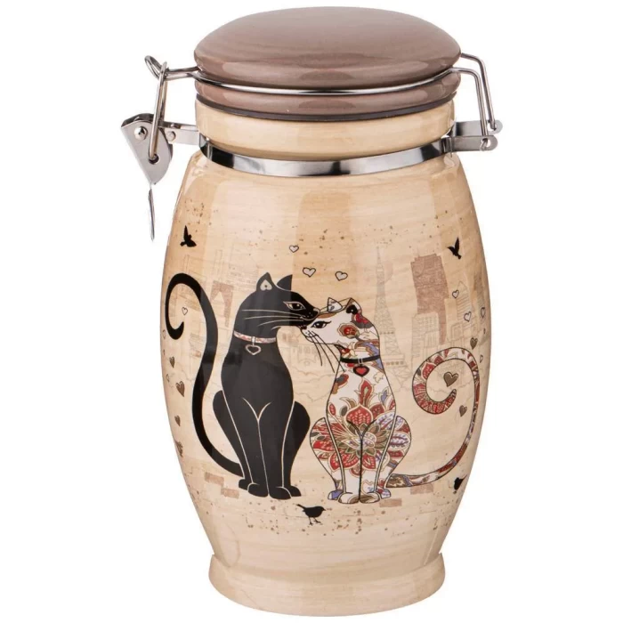Банка для продуктов Agness "Парижские коты" 700мл.