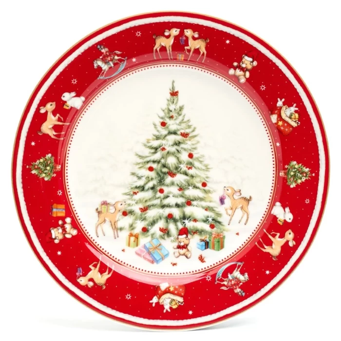Тарелка закусочная десертная Lefard С Новым Годом 85-2049 19см