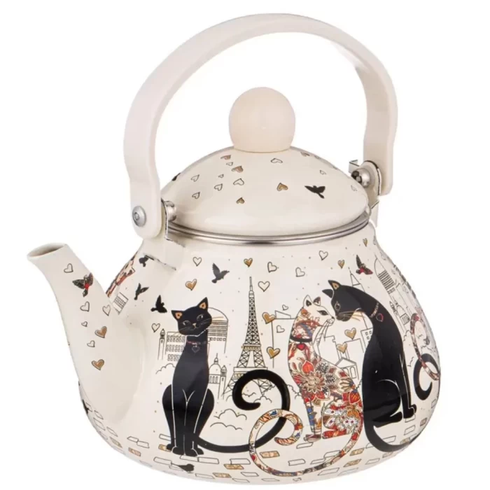 Чайник Agness Парижские коты 1,3л