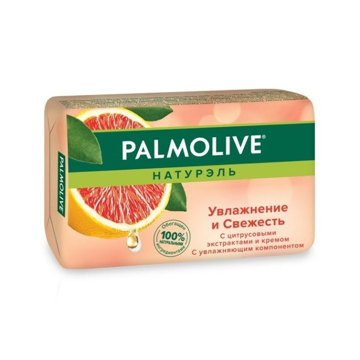 Мыло туалетное твердое Palmolive Натурэль Увлажнение и Свежесть 90г