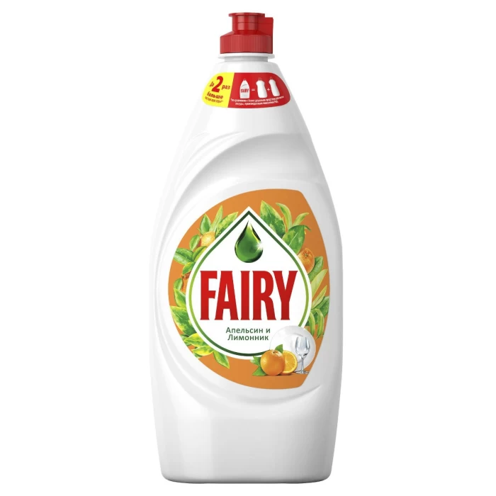 Средство для мытья посуды "Fairy" Апельсин и лимонник 900мл