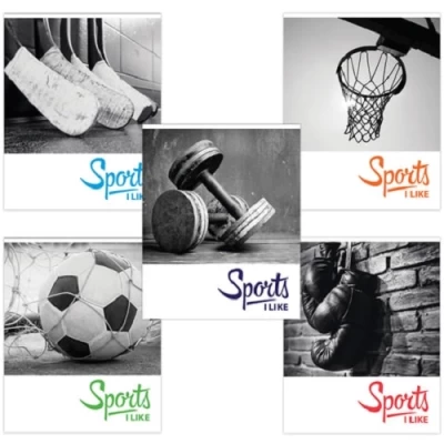 Тетрадь клетка 48 л. &quot;СПОРТ&quot; BRAUBERG арт. 403035