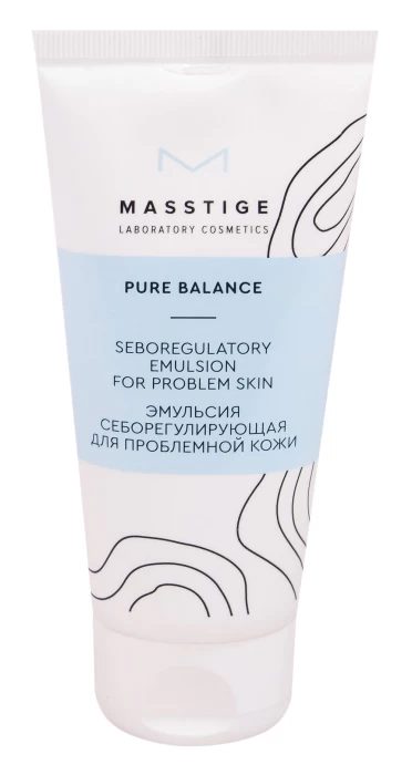 Эмульсия Masstige Pure Balanse Себорегулирующая для проблемной кожи, 50г