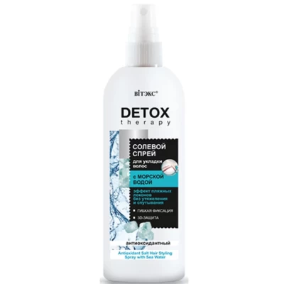 Солевой спрей для укладки волос Витэкс Detox Therapy с морской водой 200мл
