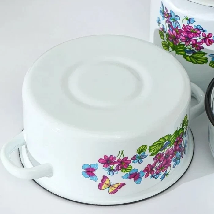 Набор кастрюль Сибирские товары Фиалки N26B24