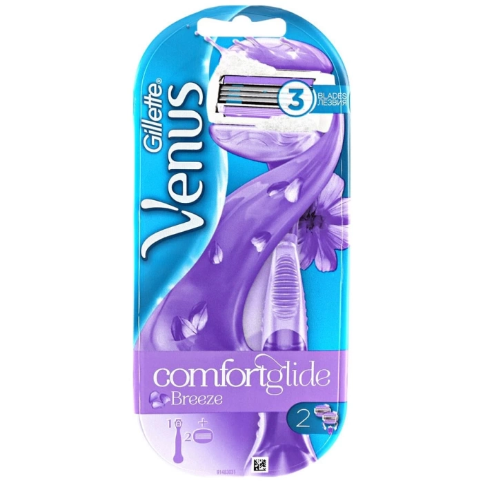 Станок Gillette Venus ComfortGlide Breeze  + 2 кассеты