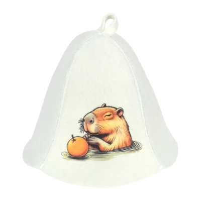 Шапка для бани и сауны Капибара Банные штучки