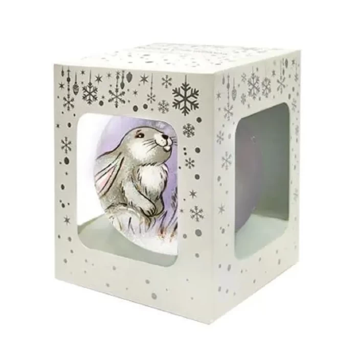 Шар стеклянный Dekart Зайчик в32