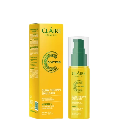 Крем-эмульсия Claire для лица GLOW THERAPY C-VIT PRO 50мл