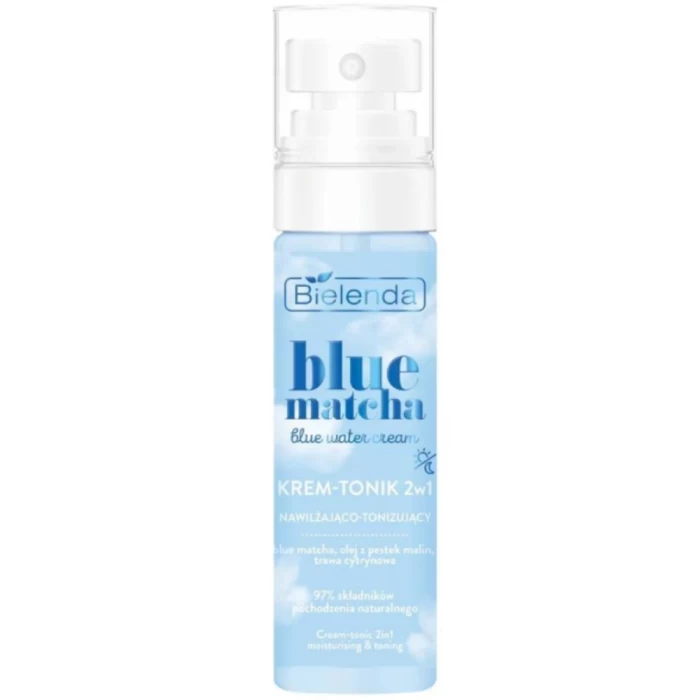 Крем-тоник Bielenda увлажняющий тонизирующий 2в1 Blue matcha 75мл