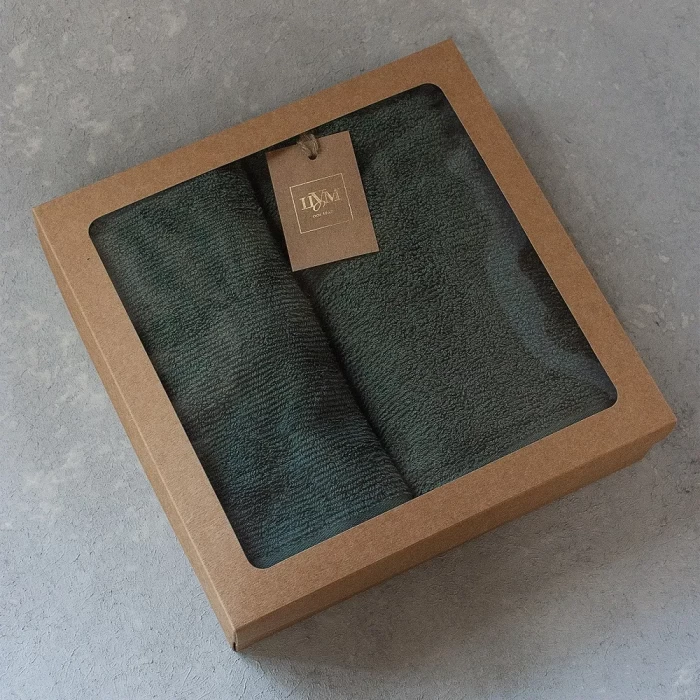 Набор полотенец махровых ТМ "ЦУМ" зелень